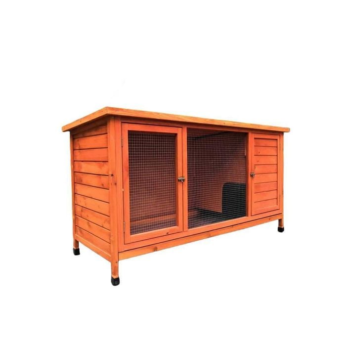 Yes4pets Xxl Rabbit Hutch Guinea Pig Cage , Ferret Cage Chicken Coop W Pull Out Tray 150x60x75 Cm