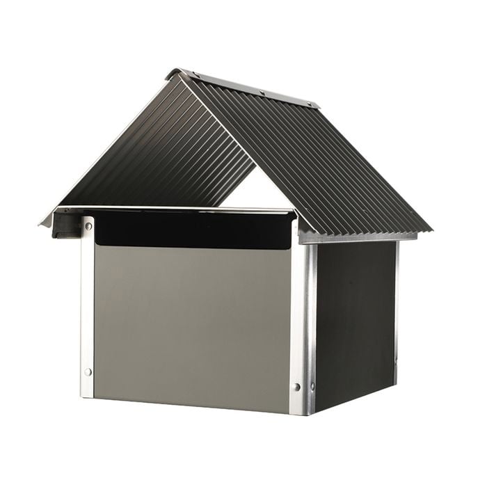 Sandleford Woodland Grey Seaford Post Mount Letterbox