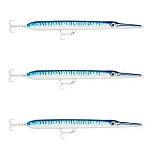 3x Rapala 22cm Flash X Skitter Floating Topwater Fishing Lures -SL/BLU Mackerel