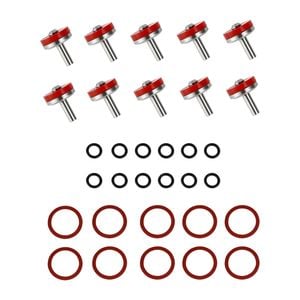 EnduraSeal 12mm Premium Stainless Steel Tap Valves - 10 Pack