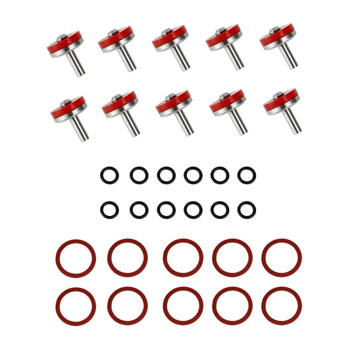 EnduraSeal 12mm Premium Stainless Steel Tap Valves - 10 Pack