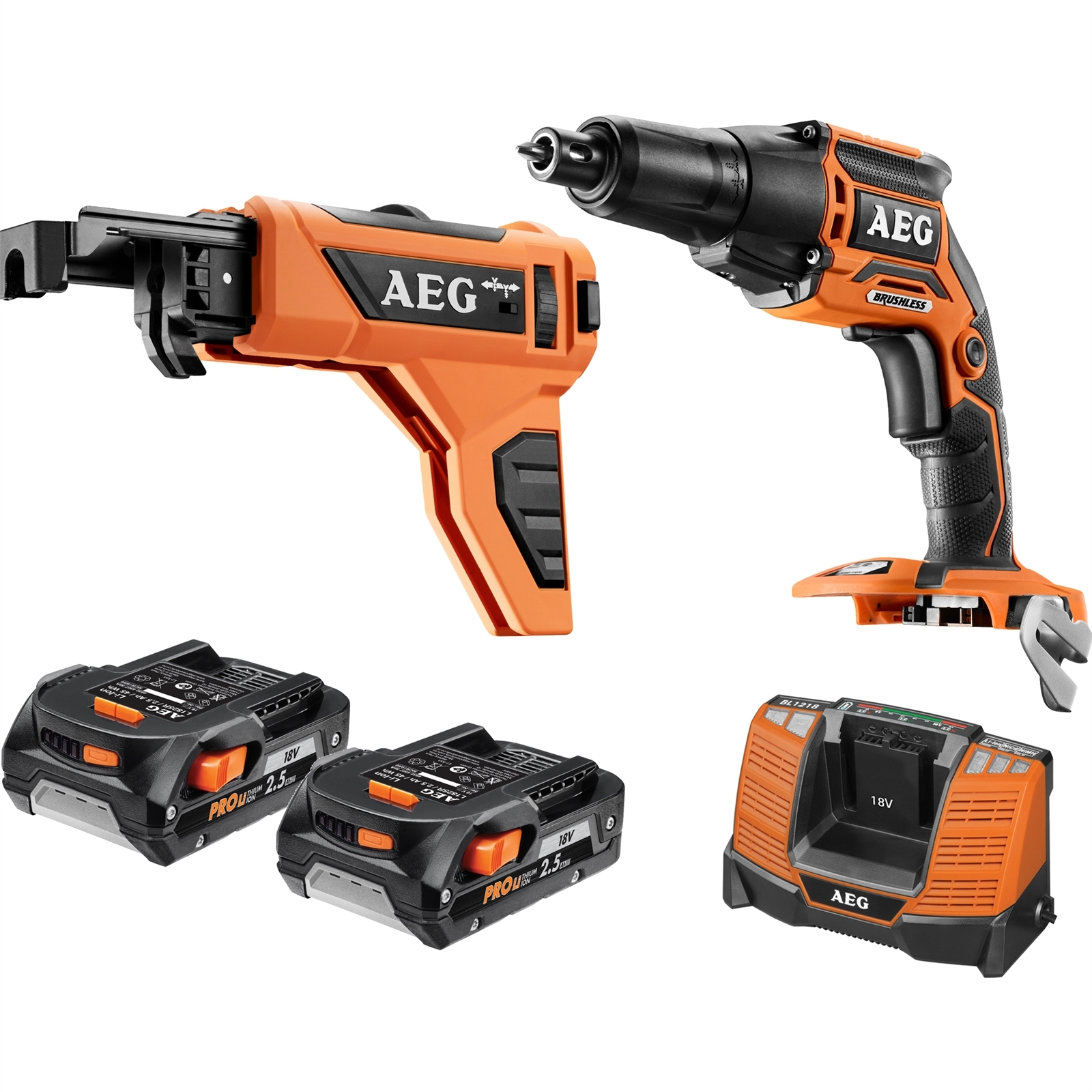 AEG 18V Brushless Collated Screwdriver Kit product image