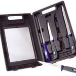 Jarvis Walker Pro Fish Filleting Kit-3 x Fishing Knives|Sharpening Steel in Case