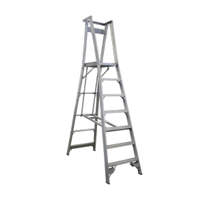Indalex 2.1m 180kg Pro Series Industrial Aluminium Platform Ladder