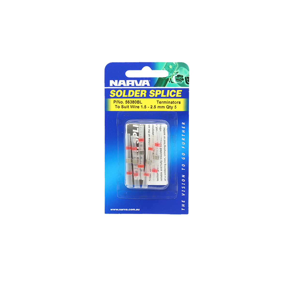 Narva 1.5mm Electrical Solder Splice Terminator - 2.5mm - Bunnings ...