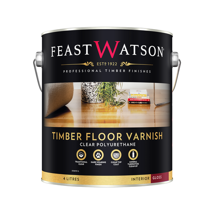 Feast Watson 4L Gloss Timber Floor Varnish