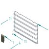 Oven Shelf Wire Rack Side Support 350MM x 270MM - EA2632002000000, suits Ilve