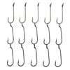 Forceten Size 4/0 Gang Fishing Hooks – 5 Pack