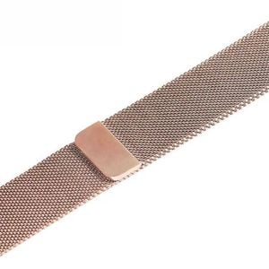 Stainless Steel Magnetic Milanese Watch Strap iWatch Ultra [42mm Series 3] 44mm 45mm 46mm 49mm (Rose gold)