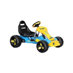 Rigo Kids Pedal Go Kart Ride On Toys Racing Car Plastic Tyre Blue