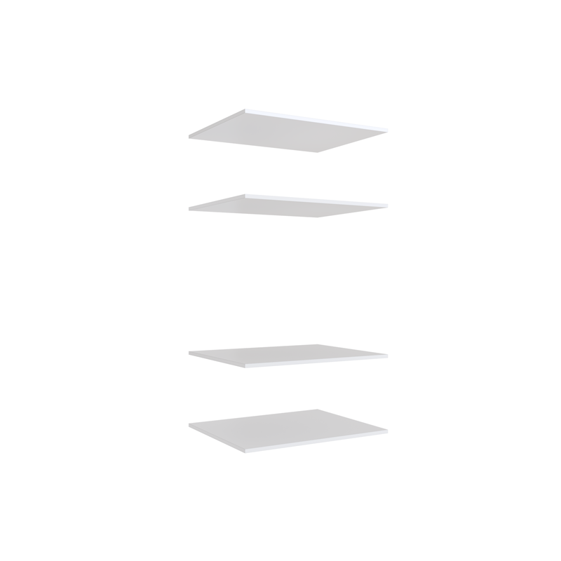 4 Shelf Insert Kit White Fits 750X580MM Cabinet Shell
