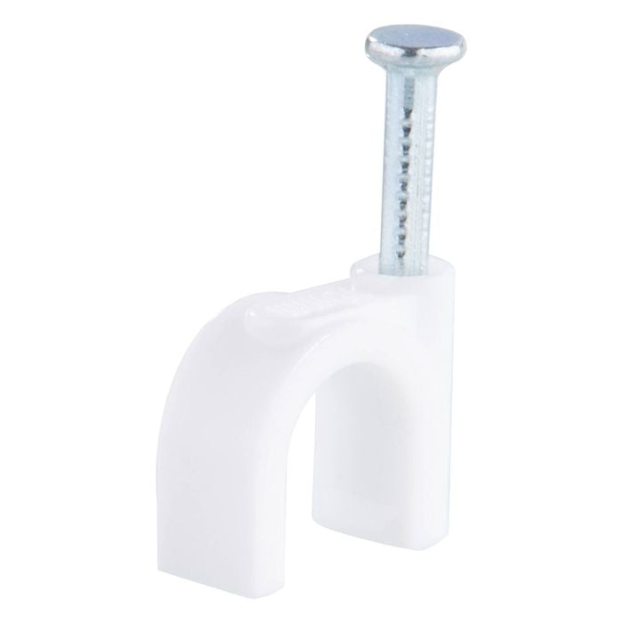 DETA 10mm Round Cable Clips - 20 Pack