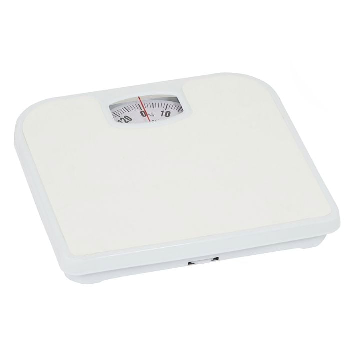 Barelli 120kg White Mechanical Bath Scales