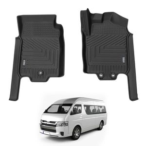 AUSGO Car Floor Mats for Toyota Hiace 2019-Onwards All-Weather Floor Liners