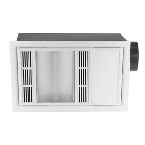 Mercator White Heaton 3 in 1 Bathroom Solution with Tri-Colour LED