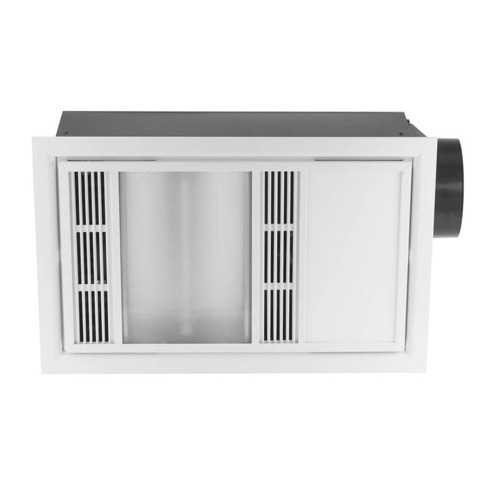 Mercator White Heaton 3 in 1 Bathroom Solution with Tri-Colour LED