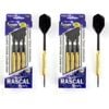 24pc Formula Sports Rascal 24g Brass Barrel Darts Tempered Steel Tip Shaft