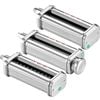 Vevor 3Pcs Pasta Attachment for Kitchen Aid Stand Mixer Pasta Roller Cutter Set