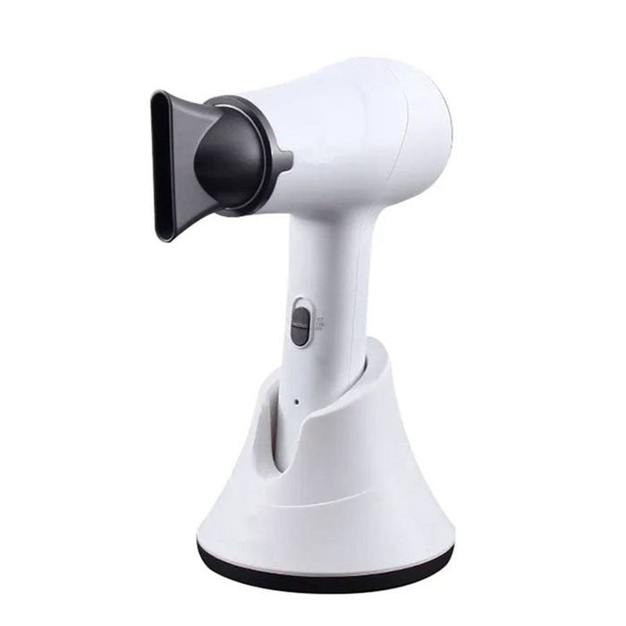 Catzon Cordless Hair Dryer Charging Base Hot/cold Air Styling-white