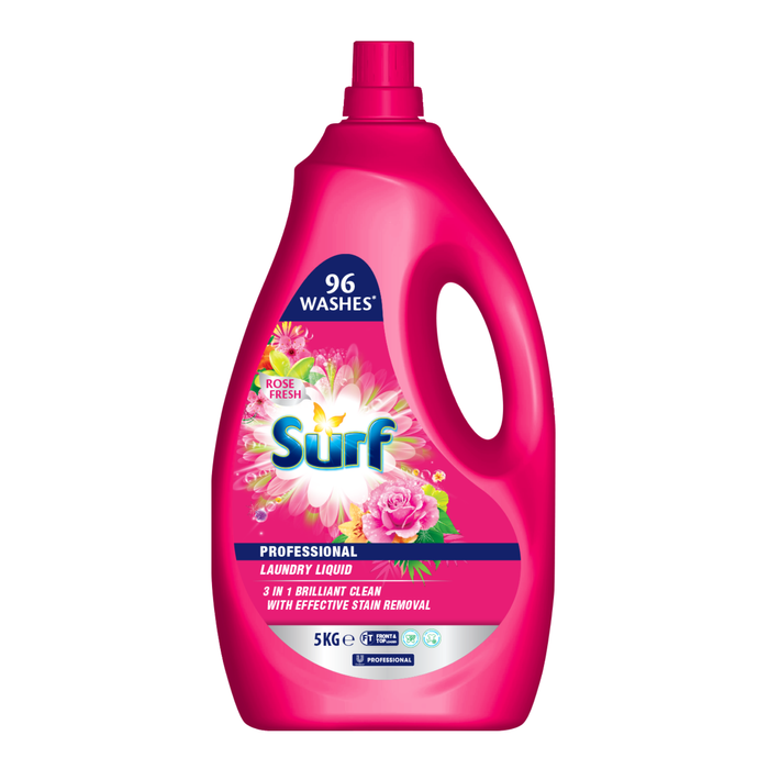 Surf 4.9L Rose Fresh Professional Laundry Liquid