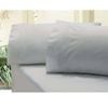 Bloomington Revive 400TC Cotton Sateen Combo Fitted Sheet Set Double (No Flat) Silver