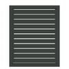 Sector Panel Fencing 1.2m x 900mm Slate Grey Slatted Gate