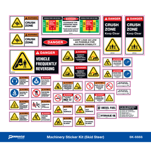 Machinery Skid Steer Sticker Kit 