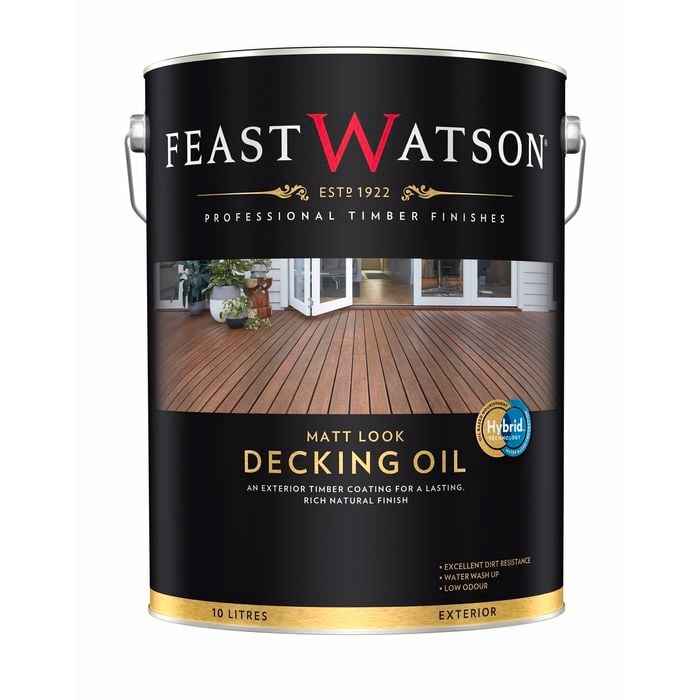 Feast Watson 10L Merbau Matt Look Decking Oil