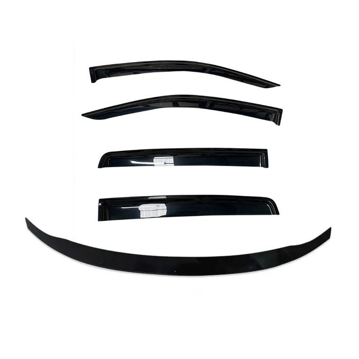 Black Bonnet Protector &amp; Weathershields for Jeep Grand Cherokee 2010-2021