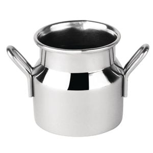 Olympia Mini Milk Churn Stainless Steel Small 60ml Tableware Serving Sauce Jug