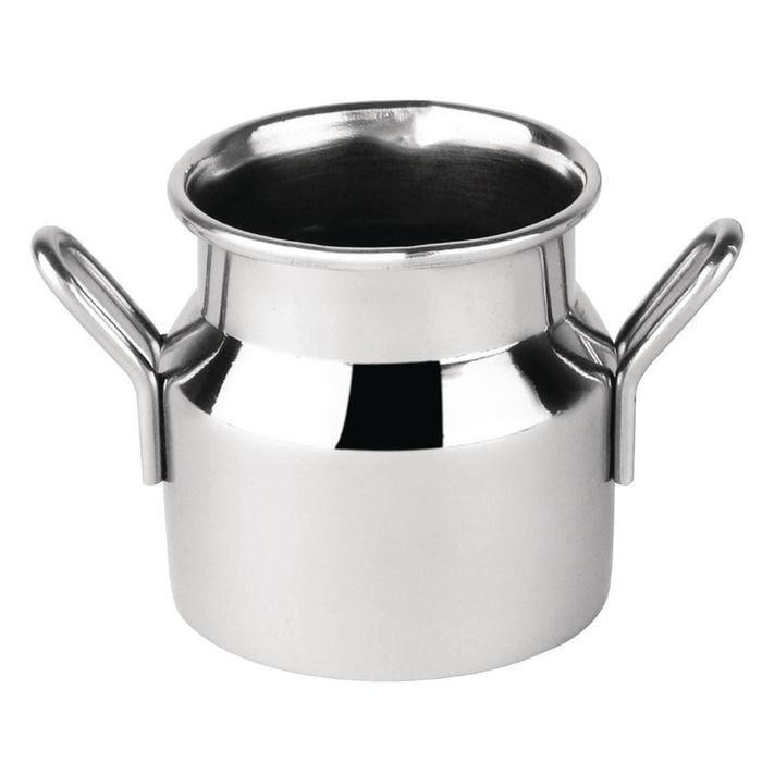 Olympia Mini Milk Churn Stainless Steel Small 60ml Tableware Serving Sauce Jug