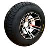 Richmond 205/50-10 Pneumatic Golf Buggy Wheel With Mini 4 Stud Aluminium Rim