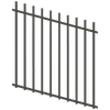 ProtectorAl 0350-1200W x 1200H Woodland Grey Batten Pool Fence Panel Raked Up to 15º