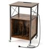 Costway Record Player Stand Side Table