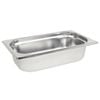 Vogue Gastronorm Tray Stainless Steel 1/4 Size 65mm Deep Commercial Kitchen Food Storage