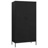 vidaXL Wardrobe Black 90x50x180 cm
