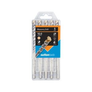 Sutton Tools 10 x 150mm Masonry Drill Set - 5 Pack
