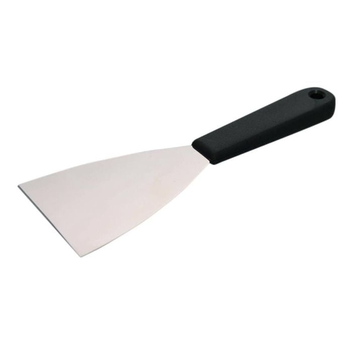 Schneider Stainless Steel Spatula With Black Polypropylene Handle 80mm Commercial Kitchen Baking Utensil