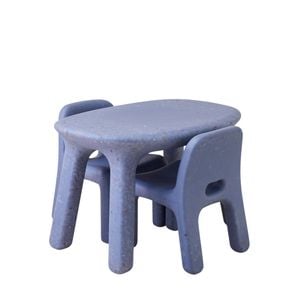 Odie Kids 3pc Table and Chair - Blue Sprinkle