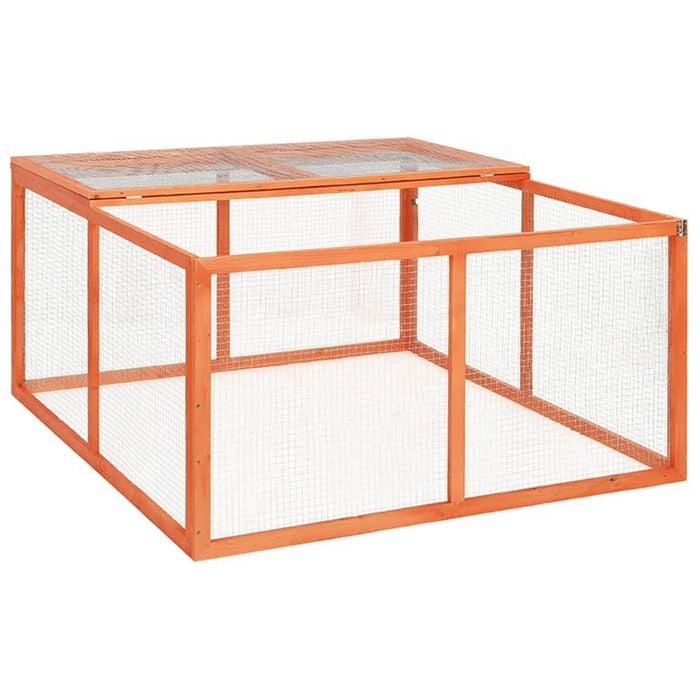 vidaXL Rabbit Hutch Pet Carrier Cage House Small Animal Habitat