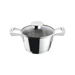 Bugatti Italy 1L/16cm Stainless Steel Casserole With Glass Lid