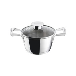 Bugatti Italy 1L/16cm Stainless Steel Casserole With Glass Lid