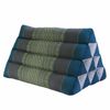 Thai Triangle Backrest Cushion - Handmade with Kapok Fill | Traditional Design | Firm, Allergen-Free Support | 50x32x30cm