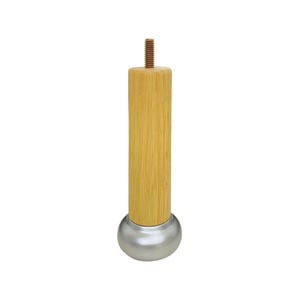 Adoored 150mm Round Lacquered Paint Dipped Base Furniture Leg