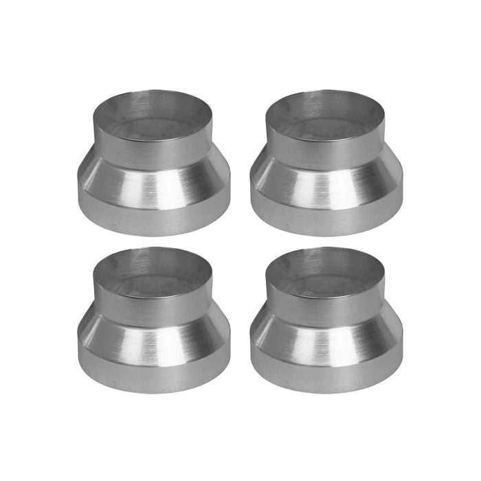 Deflecto 150-200mm Aluminium Duct Increaser/Decreaser - 4 Pack