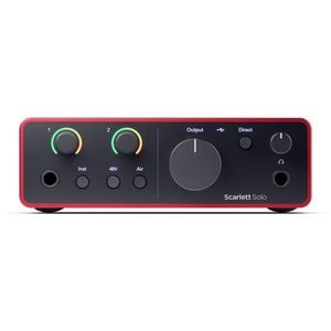 Focusrite Scarlett Solo (4th Gen) USB Audio Interface