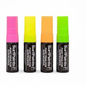 Surfpaints Fluro Acrylic Paint Pens - 15mm Durable Wide Nibs for All Surfaces