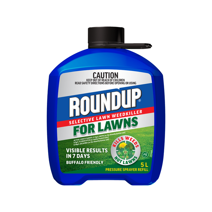 Roundup 5L Ready To Use Pressure Sprayer Refill For Lawns 