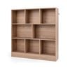 Costway 3-tier Storage Bookshelf Open Display Shelf Book Cabinet - Natural