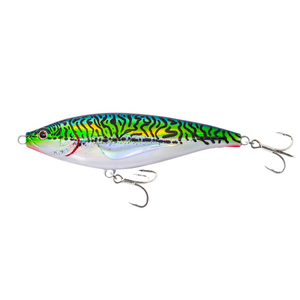 Nomad Design Madscad 95mm 22g Sinking Stick Bait Fishing Lure Silver Green Mackerel